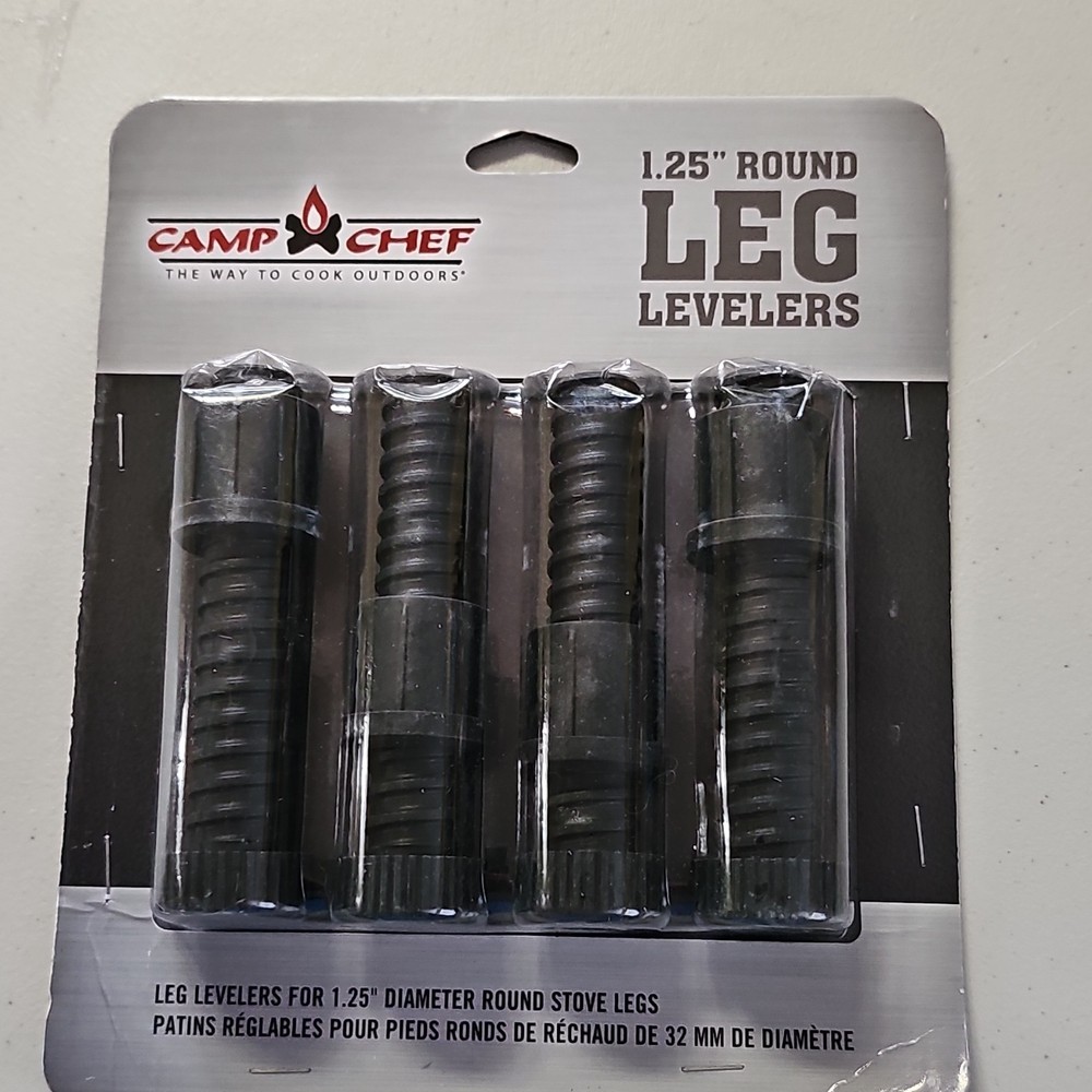 Camp Chef 1.25″ Black Leg Levelers Set of 4