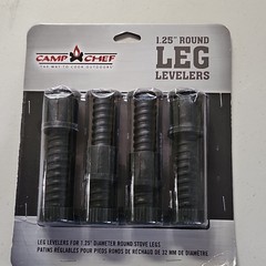 Camp Chef 1.25″ Black Leg Levelers Set of 4