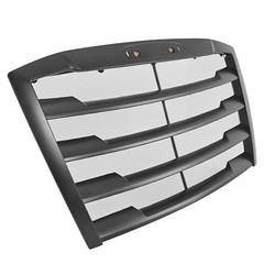 Front Grille w/Mesh Compatible with 2018-2024 Freightliner Cascadia Matte