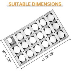 3x NEURARC Briquette Tray Assembly for Lynx L36 L42 L54 Grill w/Ceramic Rods