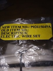 Appliance Factory Parts P02615049A ELECTRIC WIRE SET 690154