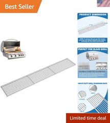Durable 31.125″ Stainless Steel Warming Grate for Blaze LTE 4-Burner Grills