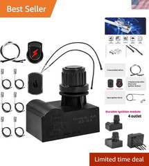 Grill Replacement Kit for Charbroil G511-0055-W1, 4 Outlet Electronic and Swi…