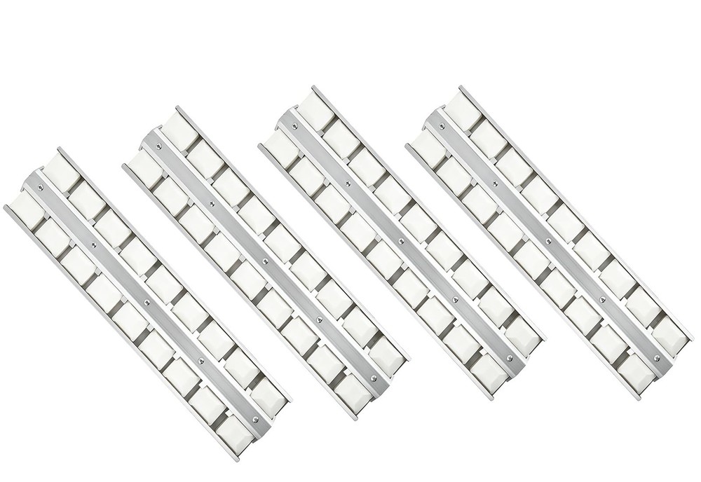 GrihoPulho SG032381 (4-Pack) 21-1/2″ X 5-1/2″ BBQ Grill Briquette Tray Heat P…