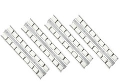 GrihoPulho SG032381 (4-Pack) 21-1/2″ X 5-1/2″ BBQ Grill Briquette Tray Heat P…
