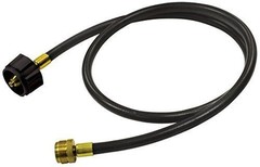 Grillpro 80004 Adapter Propane LP Adapter Hose 4′ Long Grill Gas