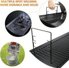Hisencn 27 Inch Ash Pan Repair Parts for Chargriller 1224, 1324, 2121, 2222, 272