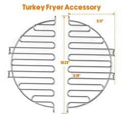 onlyfire Turkey Fryer Accessory Kit – 2PCS Leg Racks Fits Chicken Rack