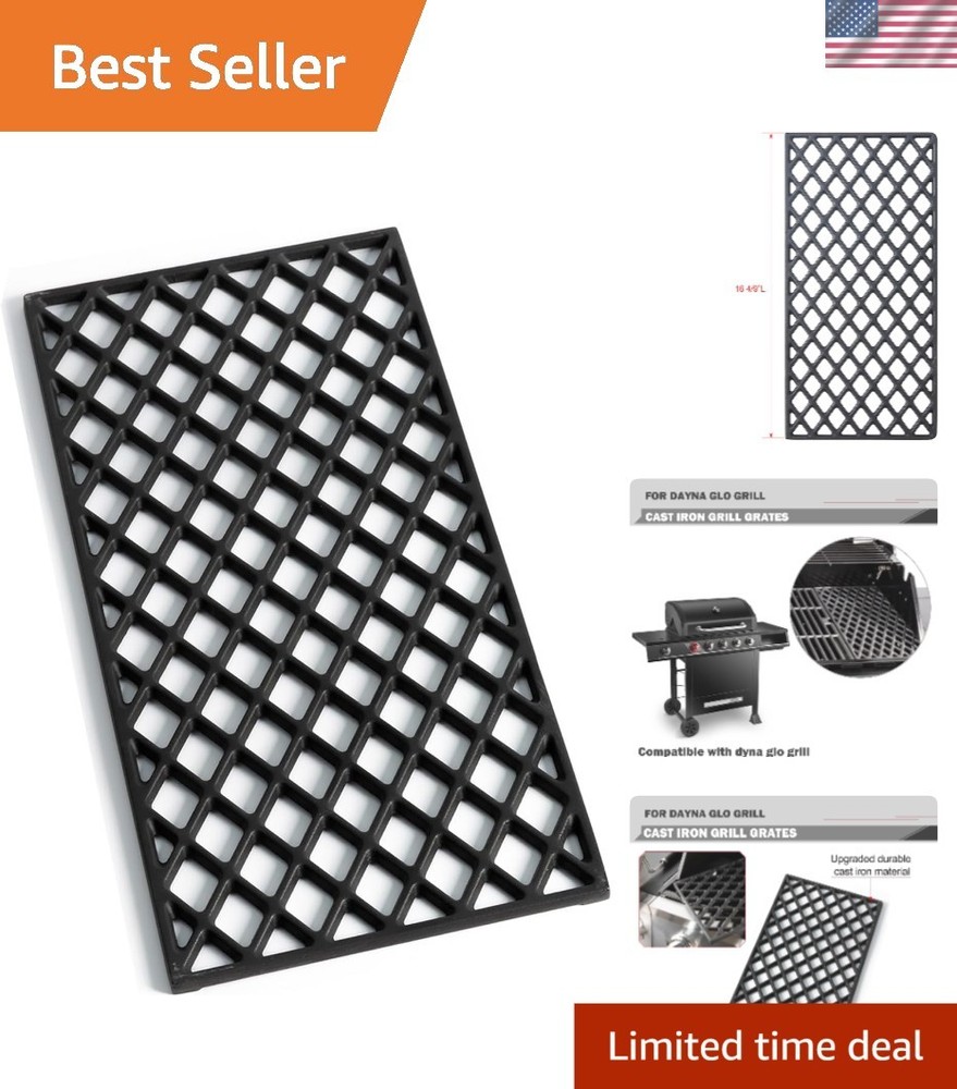 Dyna Glo 70-01-911 Reversible Cast Iron Grill Grates for Perfect Grilling