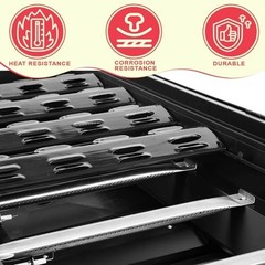Heat&Plate Replacement Parts for Select Outdoor Gourmet Gas Grill Models, for Ro