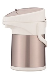 2.5L Double Stainless Steel Air Pot, Heat and Cold Insulation, Metal Brown, H-63