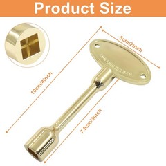 2 Pack 4 Inch Universal Gas Valve Key, Fits 1/4″ and 5/16″ Fireplace Replacem…