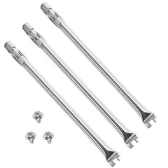Grill Burner Tube Set for Weber Genesis 300 Series Gas Grills, 304 Stainless