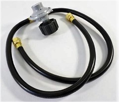 BBQ Pro Gas Grill 21″ Dual LP Propane Regulator & Two Hoses QCC1 New