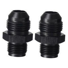 8AN Male to 5/8-18 Inverted Flare Adapter 8AN to 5/8-18 Inverted Black – 2pcs