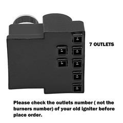 DHL1287Q 7 Outlet Electronic Gas Grill Pulse Igniter Parts Fits Nexgrill
