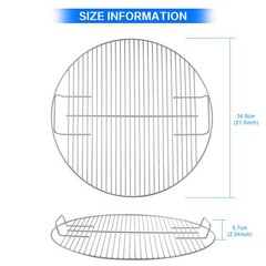 21.5″ Replacement Cooking Grate 304 Stainless Steel Fits 22 inch Weber Grills