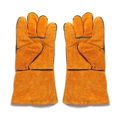 A Pair of Fire Resistant Gloves Made for Confident Outdoor Cooking Use