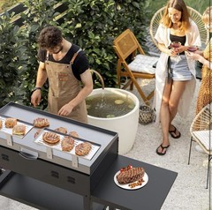 Universal Grill Foldable Warming Rack/Shelf for Blackstone 17” 22” 28” 36’…