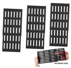 3-Pack Adjustable Cooking Grates – 6″ Wide 3-Pack, (12″-19″) Deep x 6″ Wide