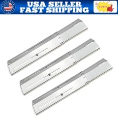 3-Pack Adjustable Stainless Steel Universal Gas Grill Heat Replacement Parts New