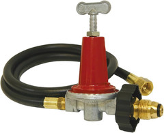 Adjustable Propane Regulator with Hose – 0-40 PSI, 48-Inch – Plastic