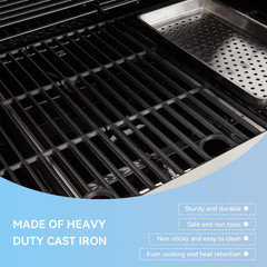 17″ Grill Grates for Charbroil Performance 5 Burner 463448021 463449021 46345002