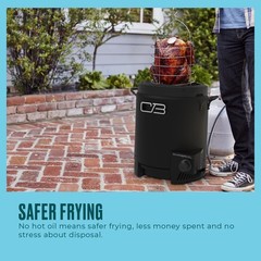 Charbroil The Big Easy Oil-Less Turkey Fryer | Outdoor Air Fryer | Propane Co…