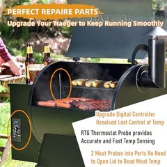 Digital Temperature Controller for Wood Pellet Grill Smoker, Upgrade Control Boa