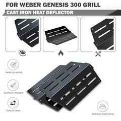 Genesis E310 Grill Replacement Parts 7621 Flavorizer Bars Parts 7524 Grill Grate