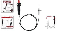 High Temp Piezo Spark Igniter Kit for Fireplace & Kitchen Use – 1 Pack