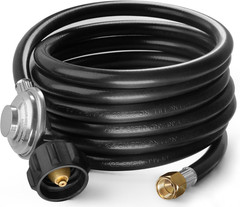 12 Feet Universal QCC1 Low Pressure Propane Regulator Grill Replacement with 12