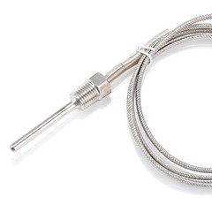 Waterproof K Type Grounded Thermocouple – Jaybva Temperature Sensor 1/4″ K Type