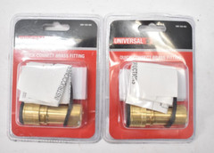 Lot of 2 Universal Quick Connect Brass Fittings Natural Gas 1001 533 455