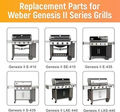 Grill Grate & Flavorizer Bars Heat Deflector Parts for Weber Genesis