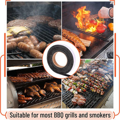 Smoker Gasket – 15 Ft, 1/2″X1/8″, High Temp Grill & BBQ Gasket