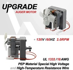 Upgraded 2.0RPM Auger Motor Replacement Parts for Traeger & Pit Boss & Camp Chef