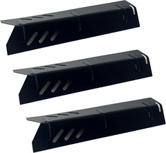 Porcelain Steel Grill Heat Shield Plate 3 Pack Replacement Parts for Uniflame
