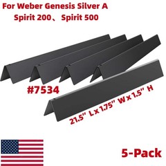 5pcs 7534 Replacement Flavorizer Bars 21.5″ for Weber Genesis A Spirit 200