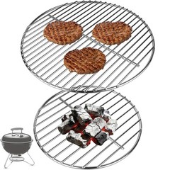 Dinlon 13.5″ Cooking Grate & 10.5″ Charcoal Grate Kit, Grill Grates Fit for W…