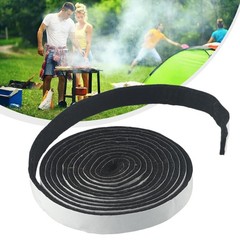 BBQ Oven Lid Gasket Tape 3MM Fire Resistant Sealing Strip for Grill Door
