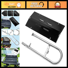 Portable Gas Grill Replacement Parts – Burners Tube & Heat Plate for CGG-200/240