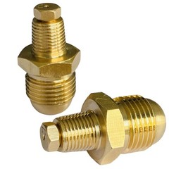 MCAMPAS Propane Gas Jet #57 Brass Orifice Replacement for 0.625 inches, Gold