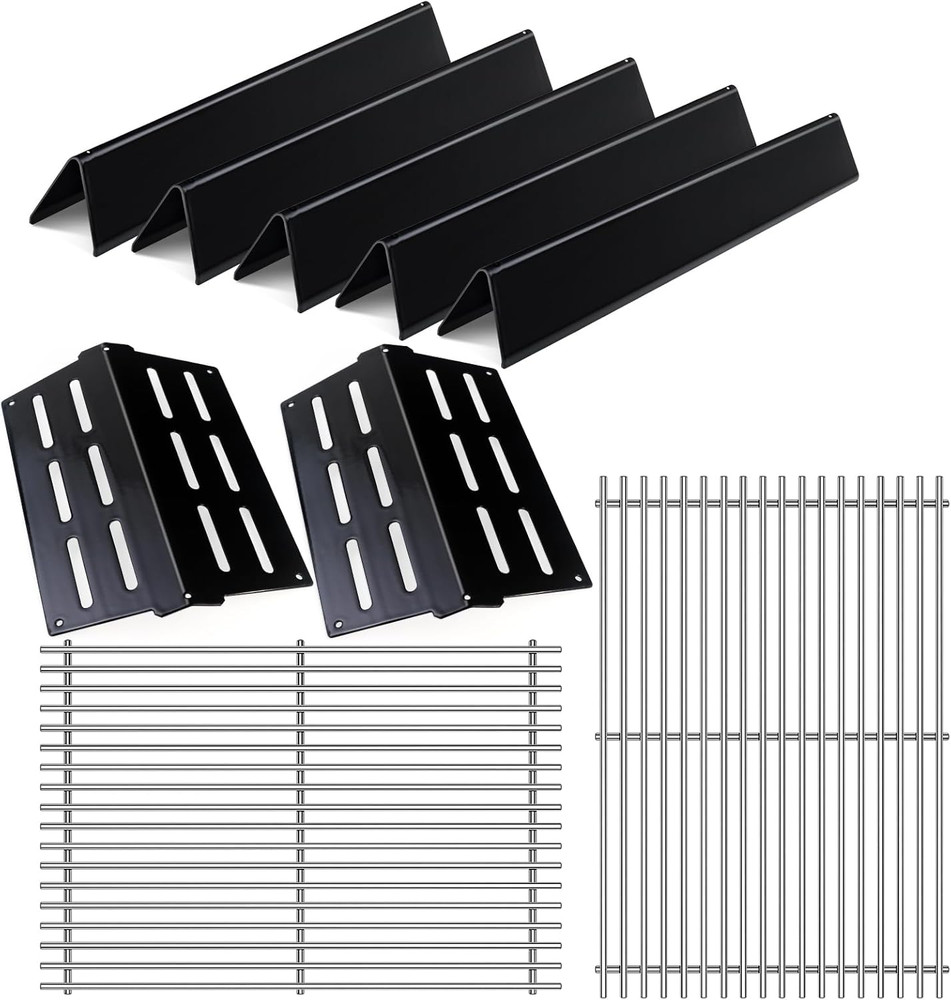 Grill Grates Flavorizer Bars Heat Deflectors Replacement for Weber Genesis 300