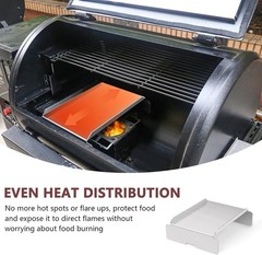 Stainless Steel Heat Deflector, Flame Tamer for Pit Boss 700 – 1600 Series