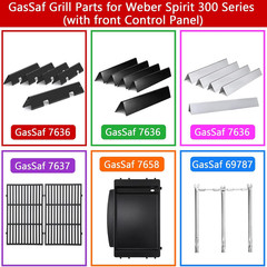 Gassaf 69787 Grill Burners Replacement for Weber Spirit E-310 Parts, 18″ Burner