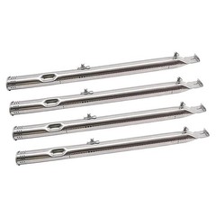 Replacement For Charbroil Grill Burner Tube Stainless Steel Set of Four Pieces