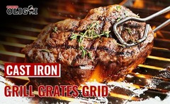 Cast Iron Grill Grates Grid Round for 22 Inch Weber Charcoal Grill,Cooking Grate