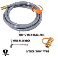 Blackstone Propane to Natural Gas Conversion Kit, 10ft Hose
