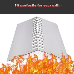 Grill Heat Shield Heat Plates for Bull Grill Replacement Stainless Steel 9